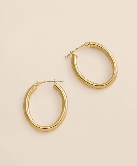 14k Gold Small Hoop Earrings | Brooks Brothers Featured