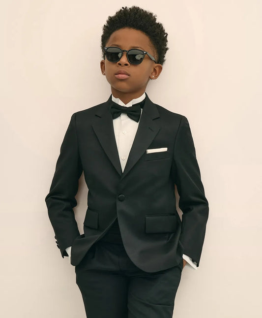 Boys Junior Stretch Wool Tuxedo Jacket | Brooks Brothers Premium