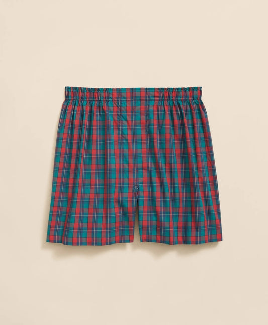Cotton Broadcloth Multi Tartan Boxers | Brooks Brothers Top Pick