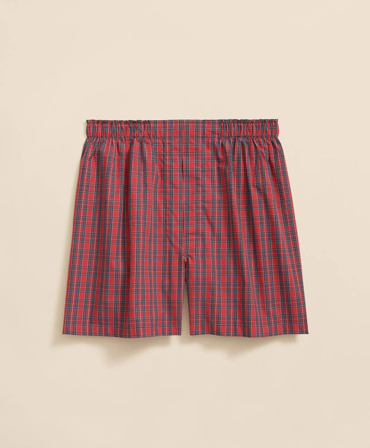 Cotton Broadcloth Royal Stewart Tartan Boxers | Brooks Brothers Top Pick