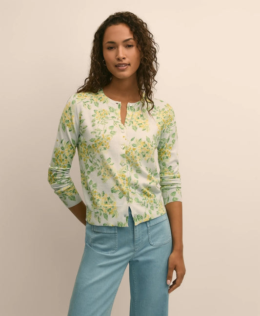 Cotton Floral Cardigan | Brooks Brothers Popular