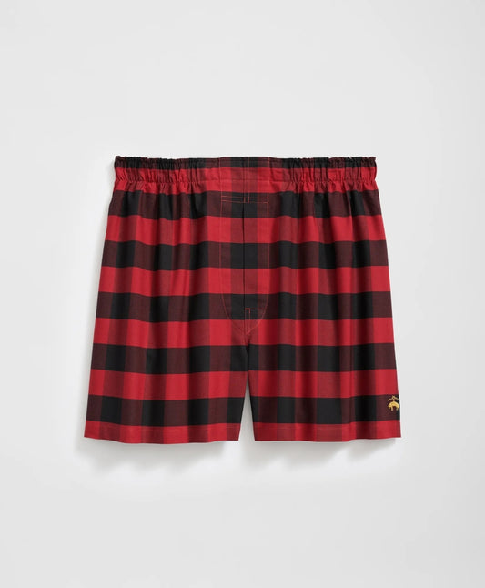 Cotton Oxford Plaid Boxers | Brooks Brothers New