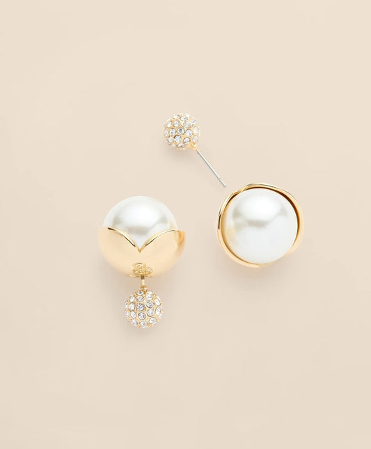 Faux-Pearl Ball Stud Earrings | Brooks Brothers Featured