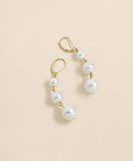 Faux-Pearl Drop Earrings | Brooks Brothers Top Pick