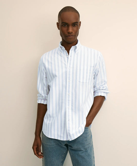 Friday Shirt, Oxford Stripe | Brooks Brothers New