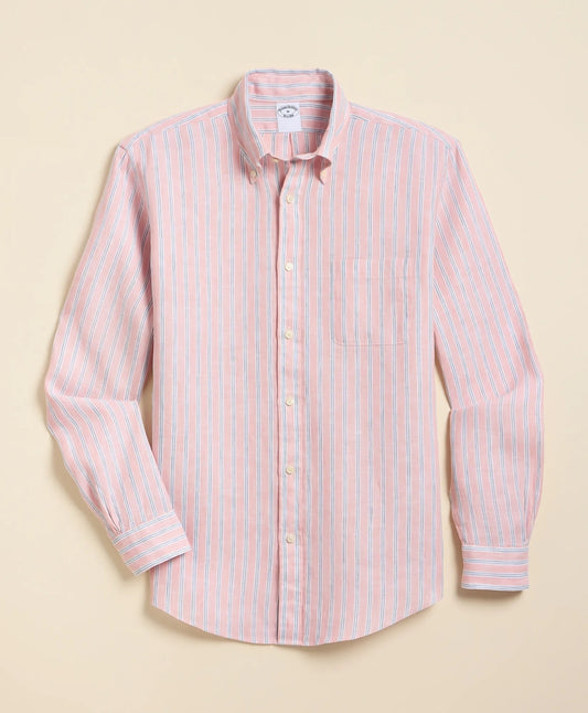 Irish Linen Sport Shirt | Brooks Brothers Featured