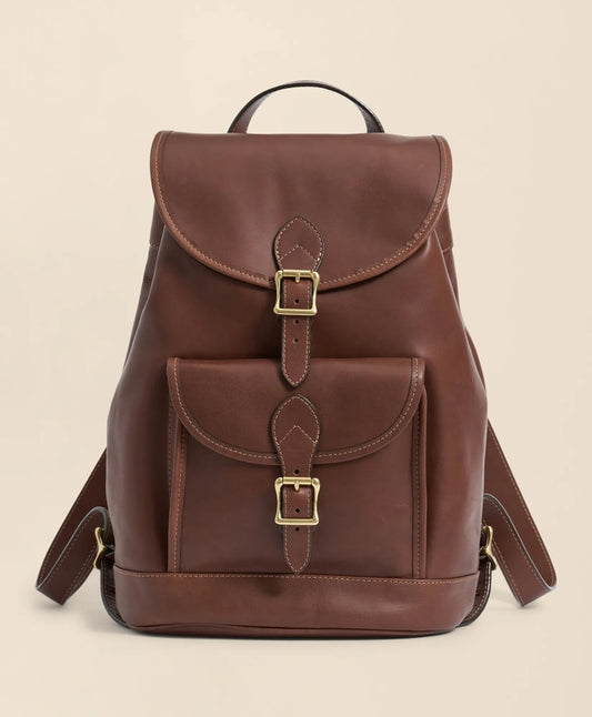 Leather Drawstring Backpack | Brooks Brothers Featured