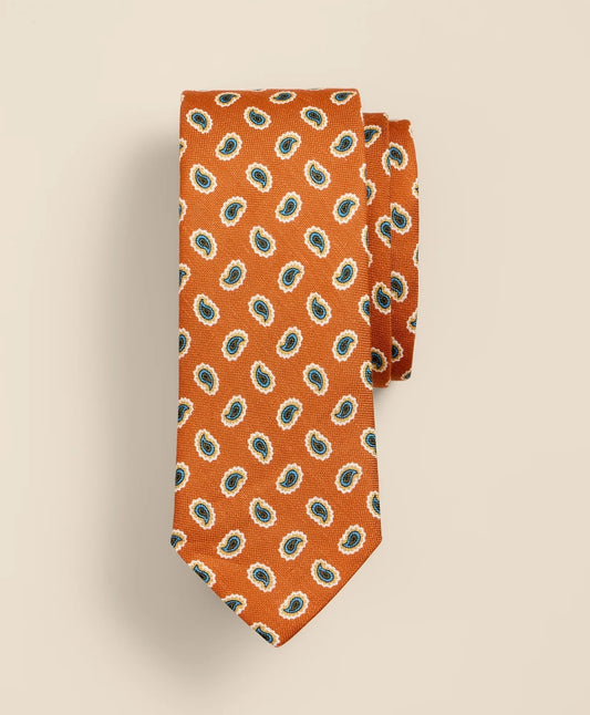 Linen-Silk Pine Tie | Brooks Brothers Customer Favorite