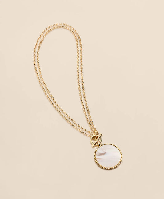 Mother-Of-Pearl Pendant Necklace | Brooks Brothers Smart Buy