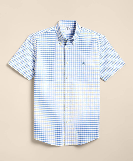 Non-Iron Oxford Polo Button-Down, Short-Sleeve Sport Shirt | Brooks Brothers Featured