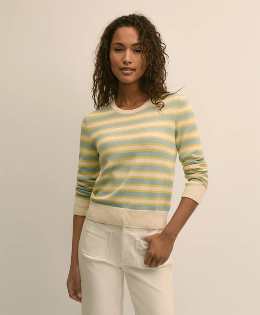 Silk Blend Relaxed Stripe Sweater | Brooks Brothers Top Pick