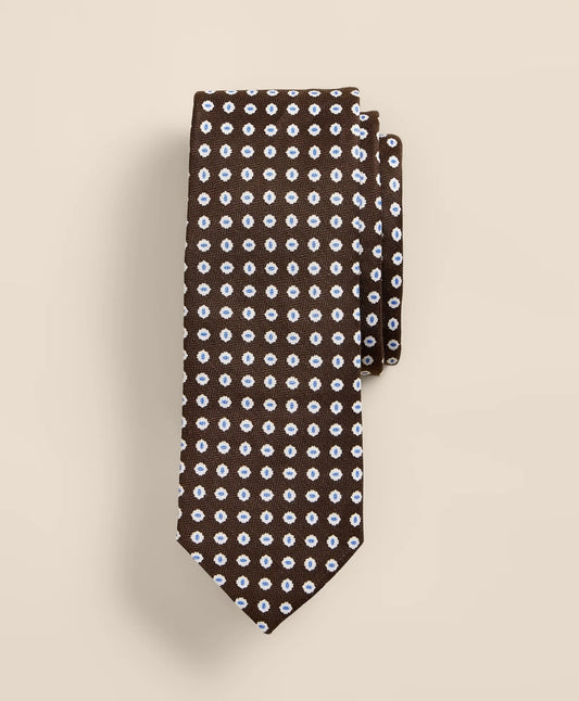 Silk Linen Flower Tie | Brooks Brothers Featured