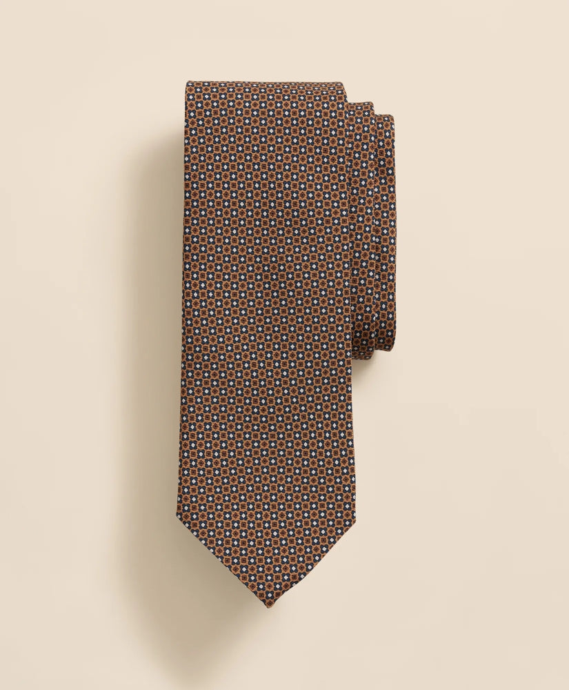 Silk Mini Geometric Tie | Brooks Brothers Featured