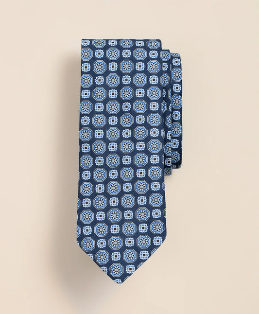 Silk Octagon Flower Tie | Brooks Brothers New