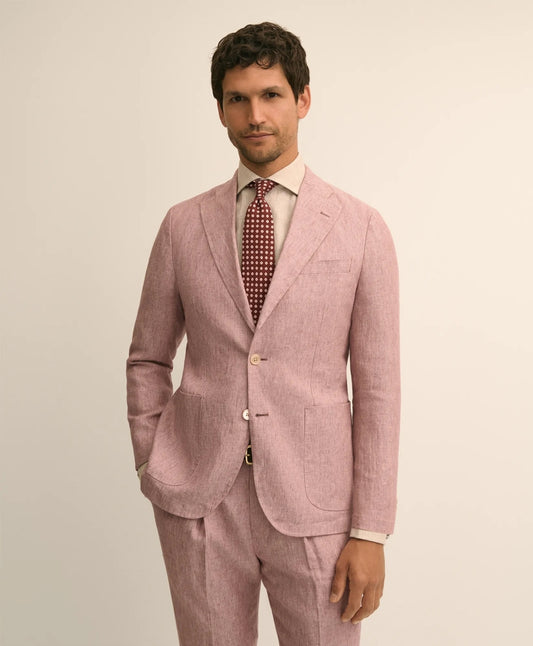 Slim Fit Linen Suit Jacket | Brooks Brothers Featured