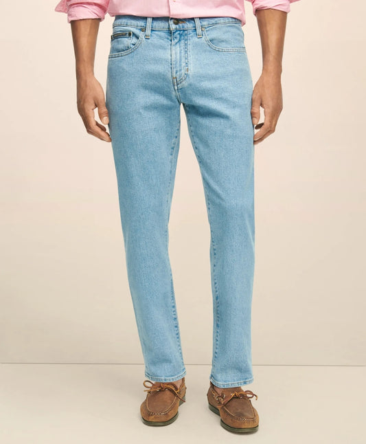 Straight Fit Denim Jeans | Brooks Brothers Popular
