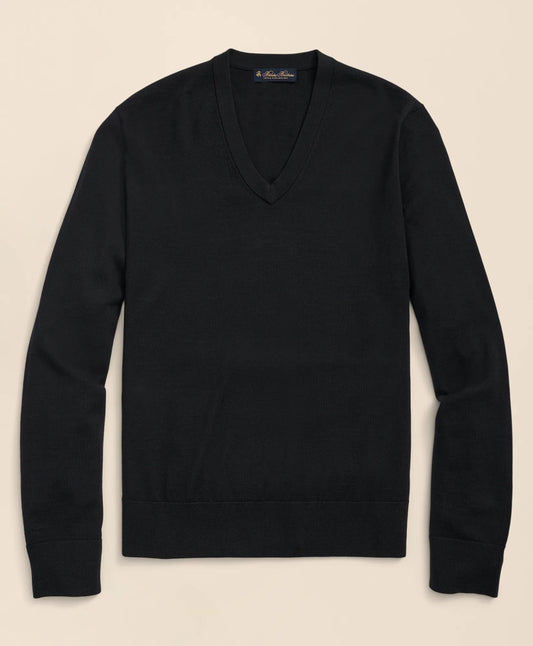 Ultimate Merino Wool V-Neck Sweater | Brooks Brothers New
