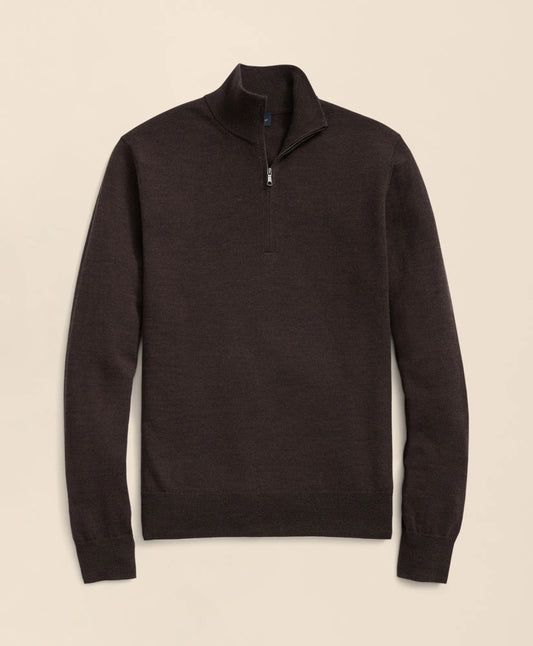 Ultimate Merino Wool Quarter-Zip Sweater | Brooks Brothers Premium